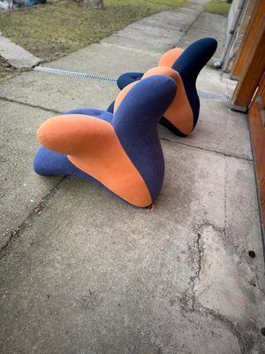 photo for sale Lily Chairs In The Style Of Masanori Umeda, 1990s, Set Of 2