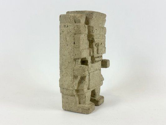 Antique Aztec Rain And Water God Tlaloc Sculpture photo for sale