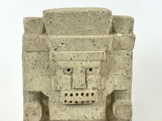 photo furniture Antique Aztec Rain And Water God Tlaloc Sculpture