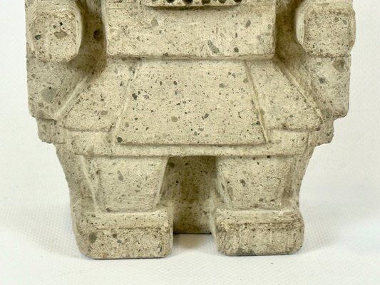 Art Antique Aztec Rain And Water God Tlaloc Sculpture photo