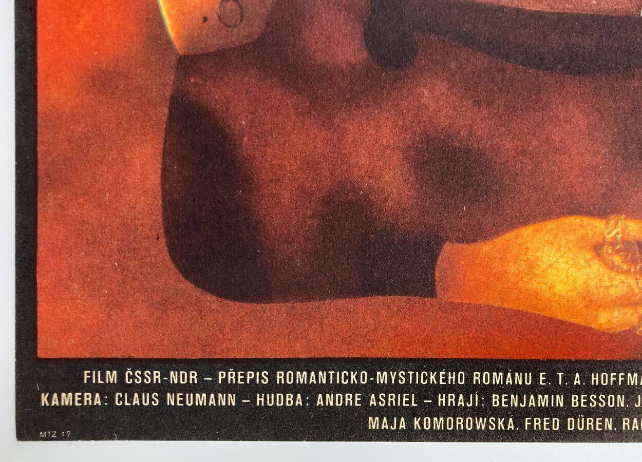 Original Movie Poster, The Elixirs Of The Devil, Josef Vyleťal, 1973 photo for sale
