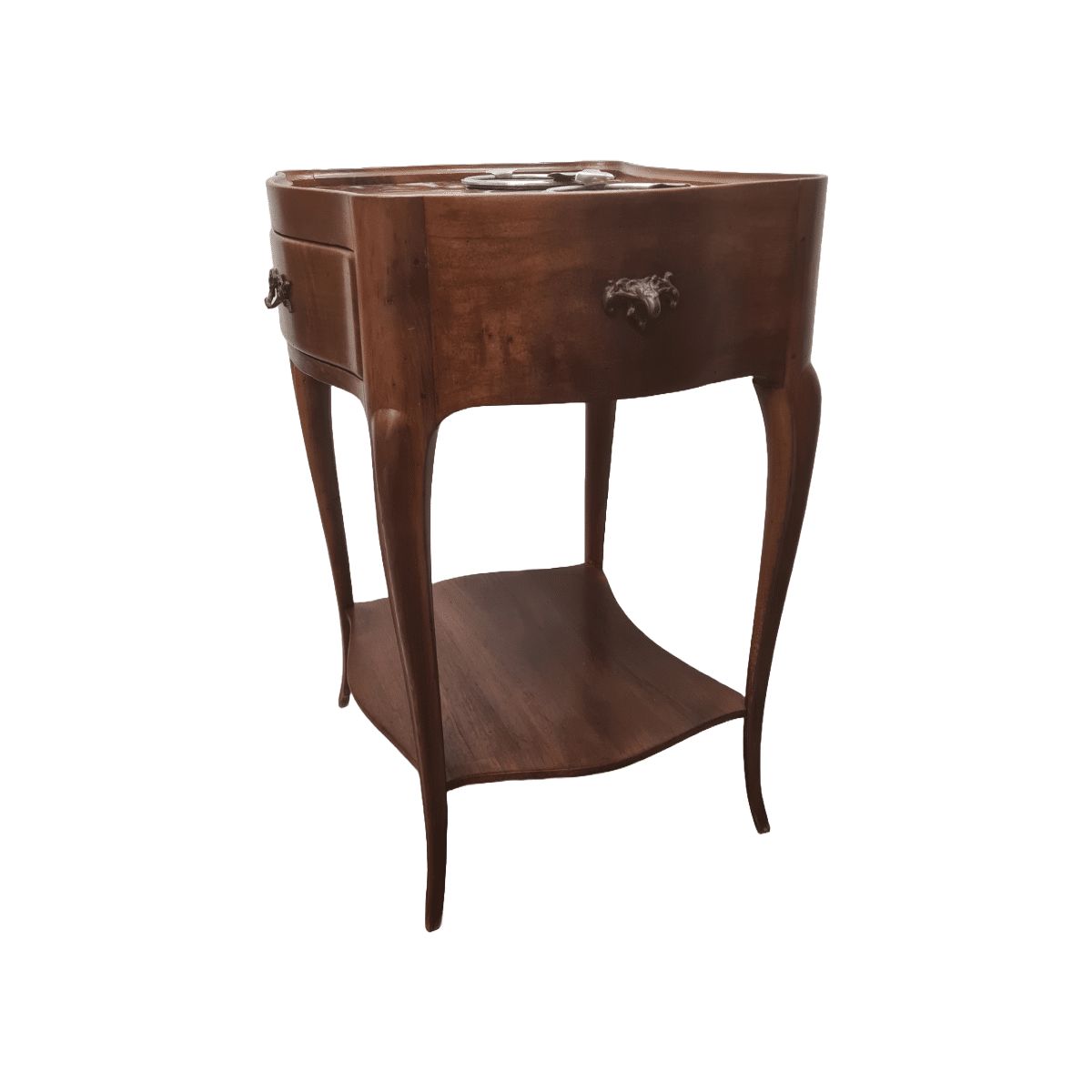 Antique French Louis XV Style Rafraichissoir Table, 2nd Half 1800s photo vintage