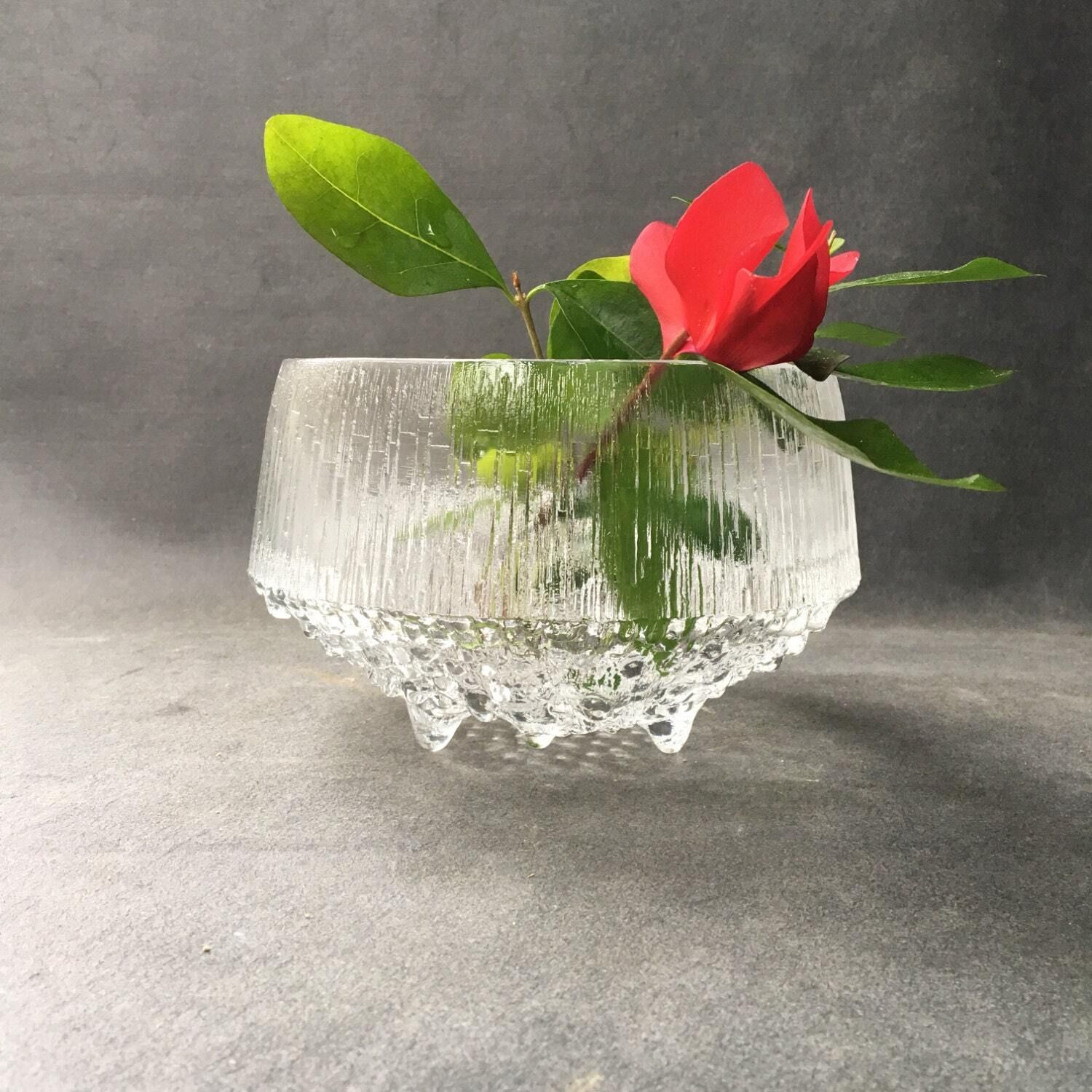 Large Vintage Scandinavian Bowl Tapio Wirkkala   Midcentury Scandinavian Serving Bowl