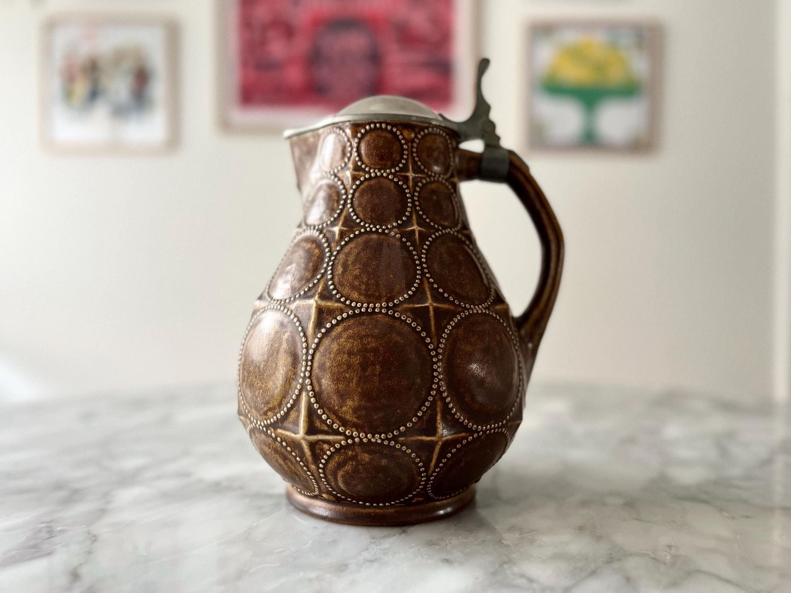 Antique Art Nouveau Beer Stein By Reinhold Merkelbach Stein   Designer Paul Wynand   Stein 2179 photo furniture