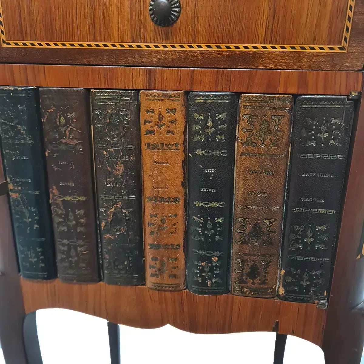 Antique French Louis XVI Style Bedside Table, From Around 1900 photo vintage