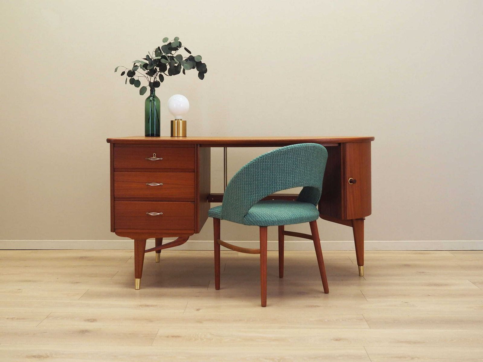 Mahogany Desk, Norwegian Design, 1960s, Production: Sola Møbler photo furniture