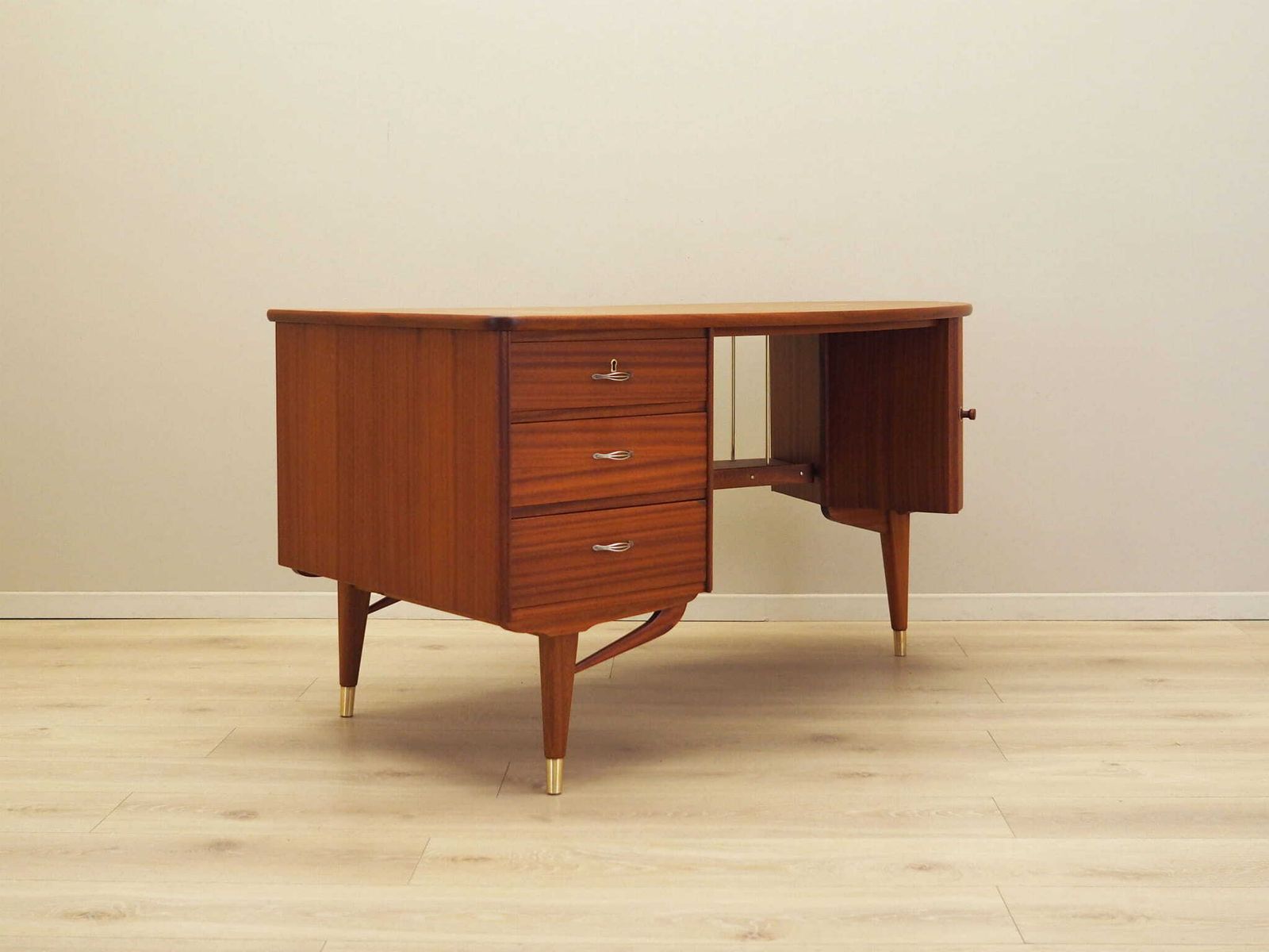 Mahogany Desk, Norwegian Design, 1960s, Production: Sola Møbler photo buy