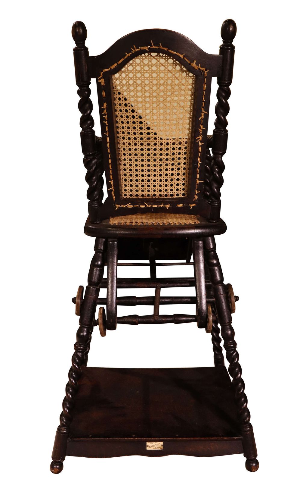 An English Oak Metamorphic Childs High Chair photo buy