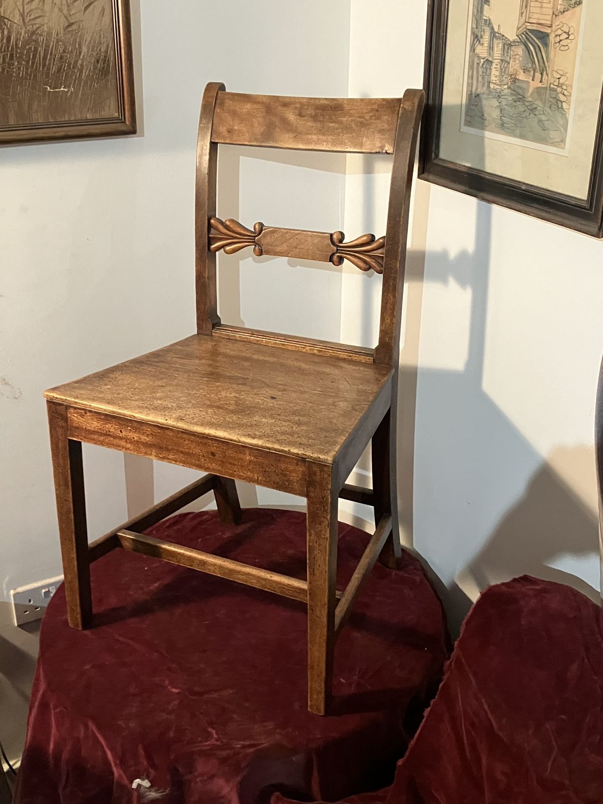 18th Century Oak And Elm English Antique Chair photo furniture