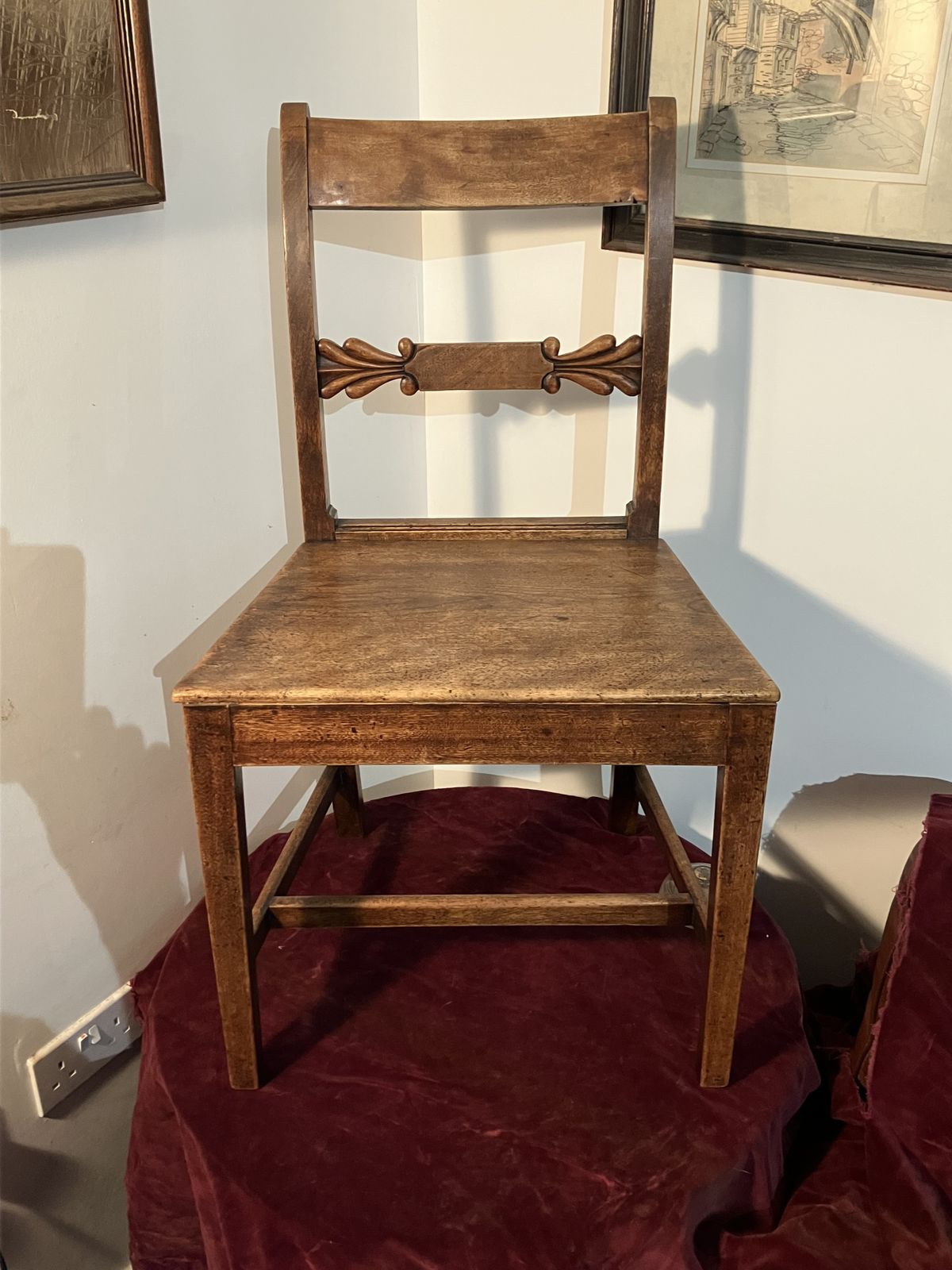 18th Century Oak And Elm English Antique Chair photo Furniture