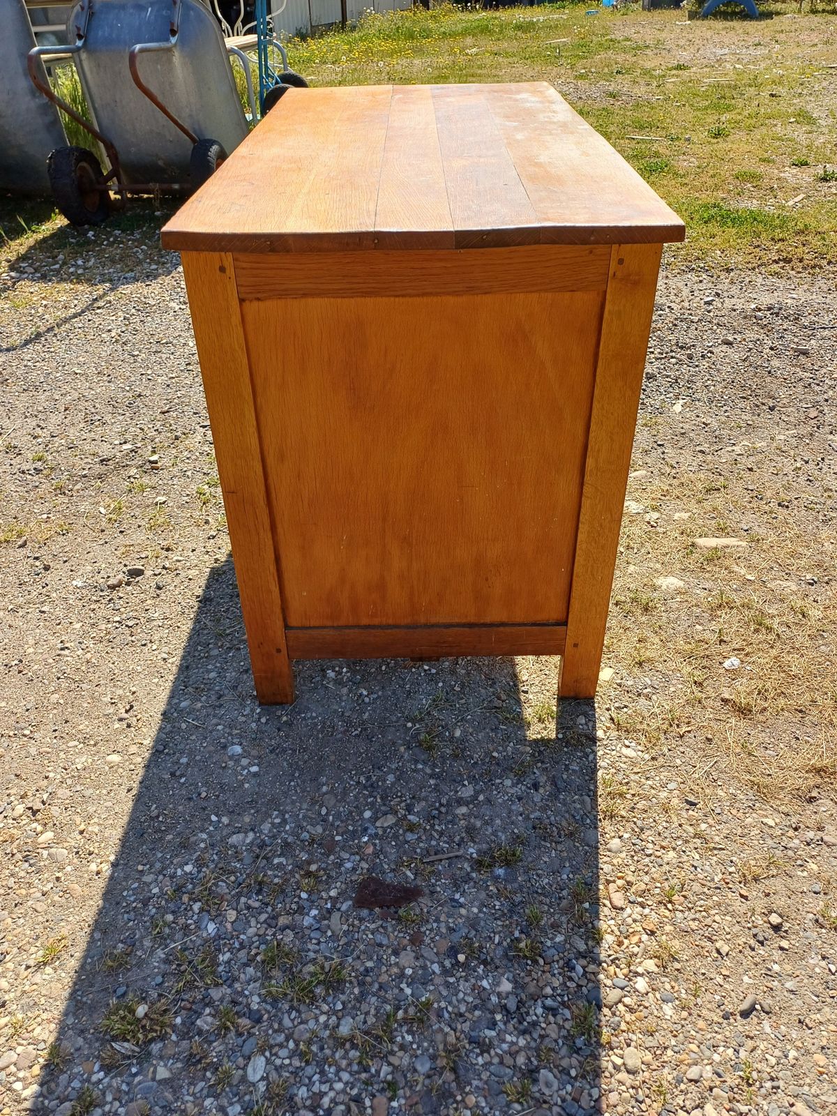Oak Wood Desk From The 1930s, Vintage photo buy