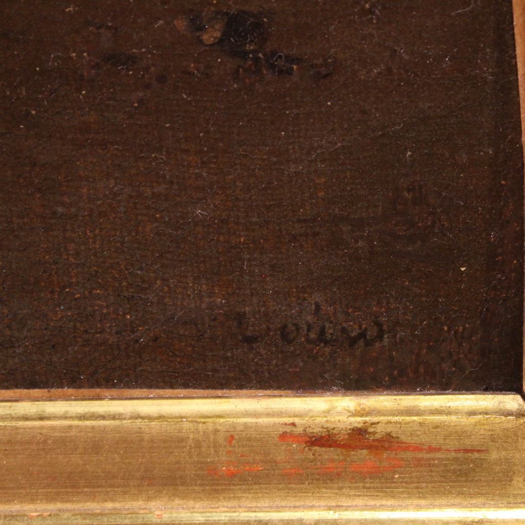 photo vinterior Flemish Painting From The 17th Century, Hunting Scene