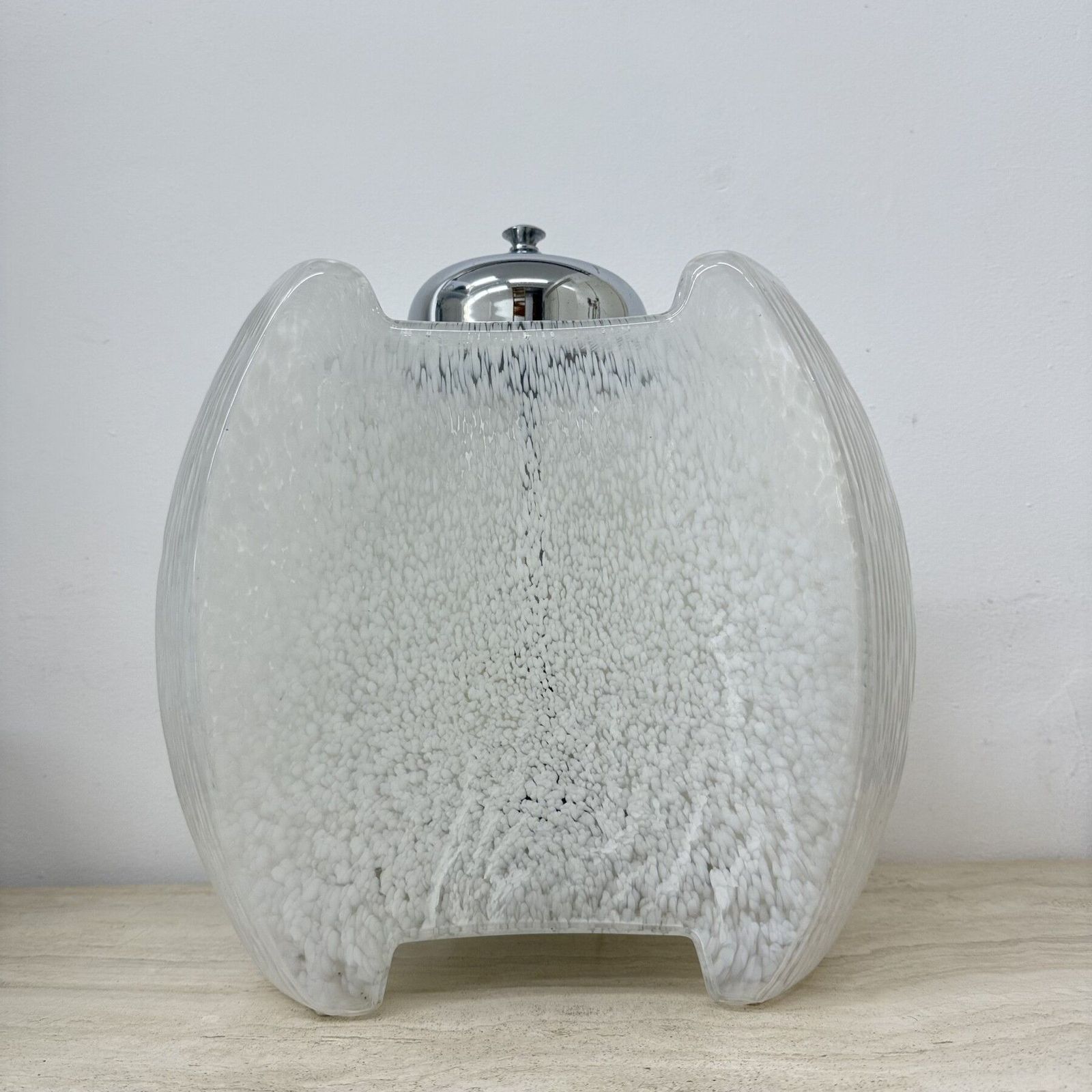 Mid Century Design Italiaanse Carlo Nason Voor Mazzega Glazen Vloer /Tafellamp, Jaren 1970