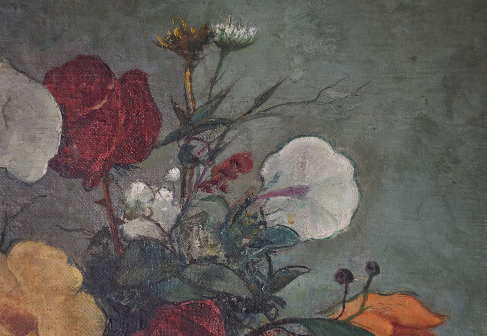 Adolphe Deteix, Flowers In A Vase (Circa 1930) photo furniture