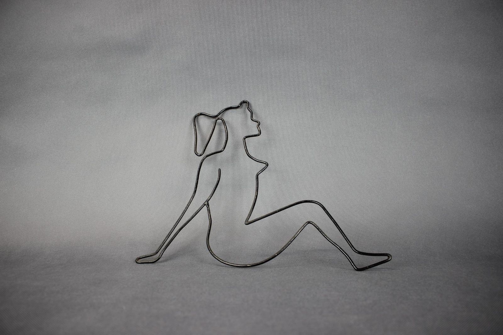 Set Of 2 Woman Wall Decoration, 1950s photo for sale