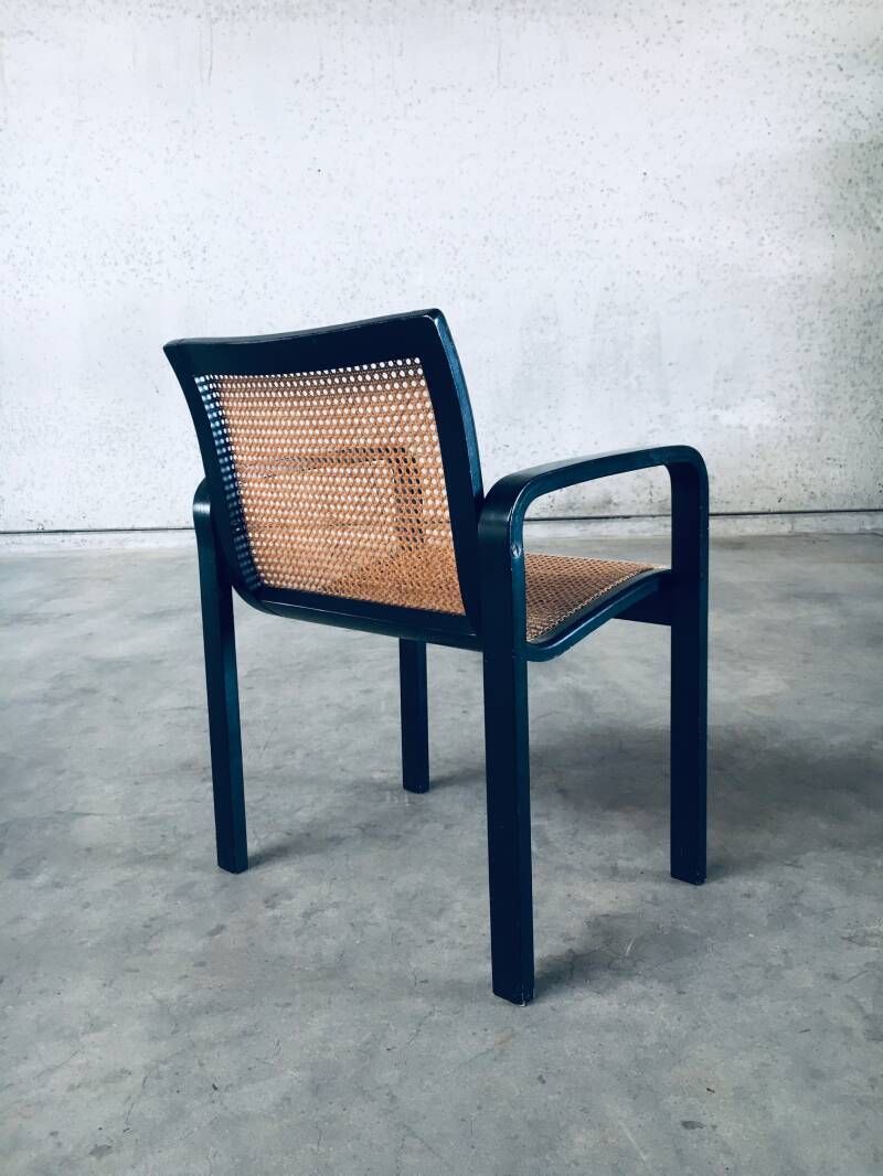 1970's Italian Design Bentwood & Webbing Armchair photo for sale