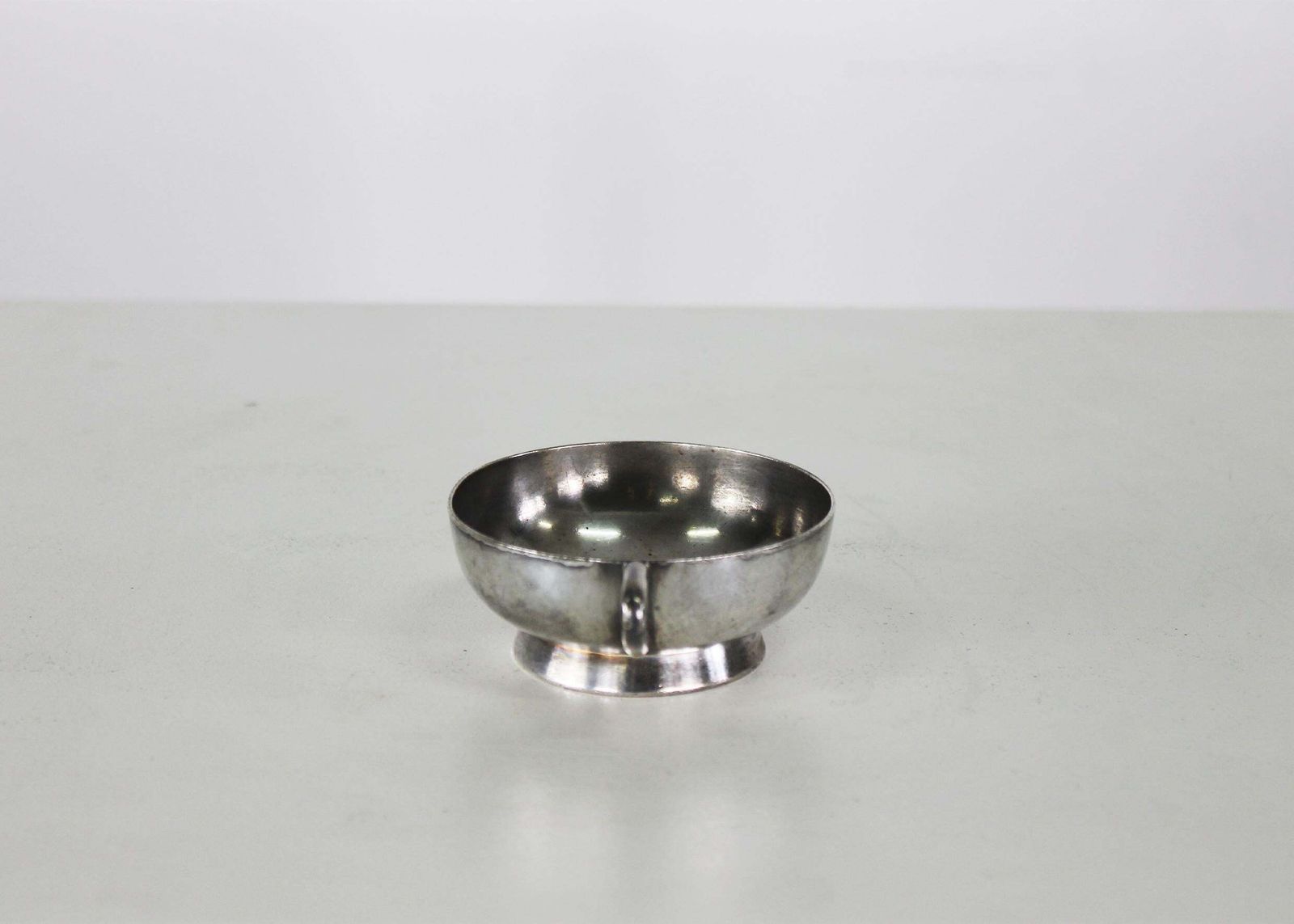 Gio Ponti Set Of Six Cups In Silver Alpacca For Fratelli Calderoni 1950 photo vinterior