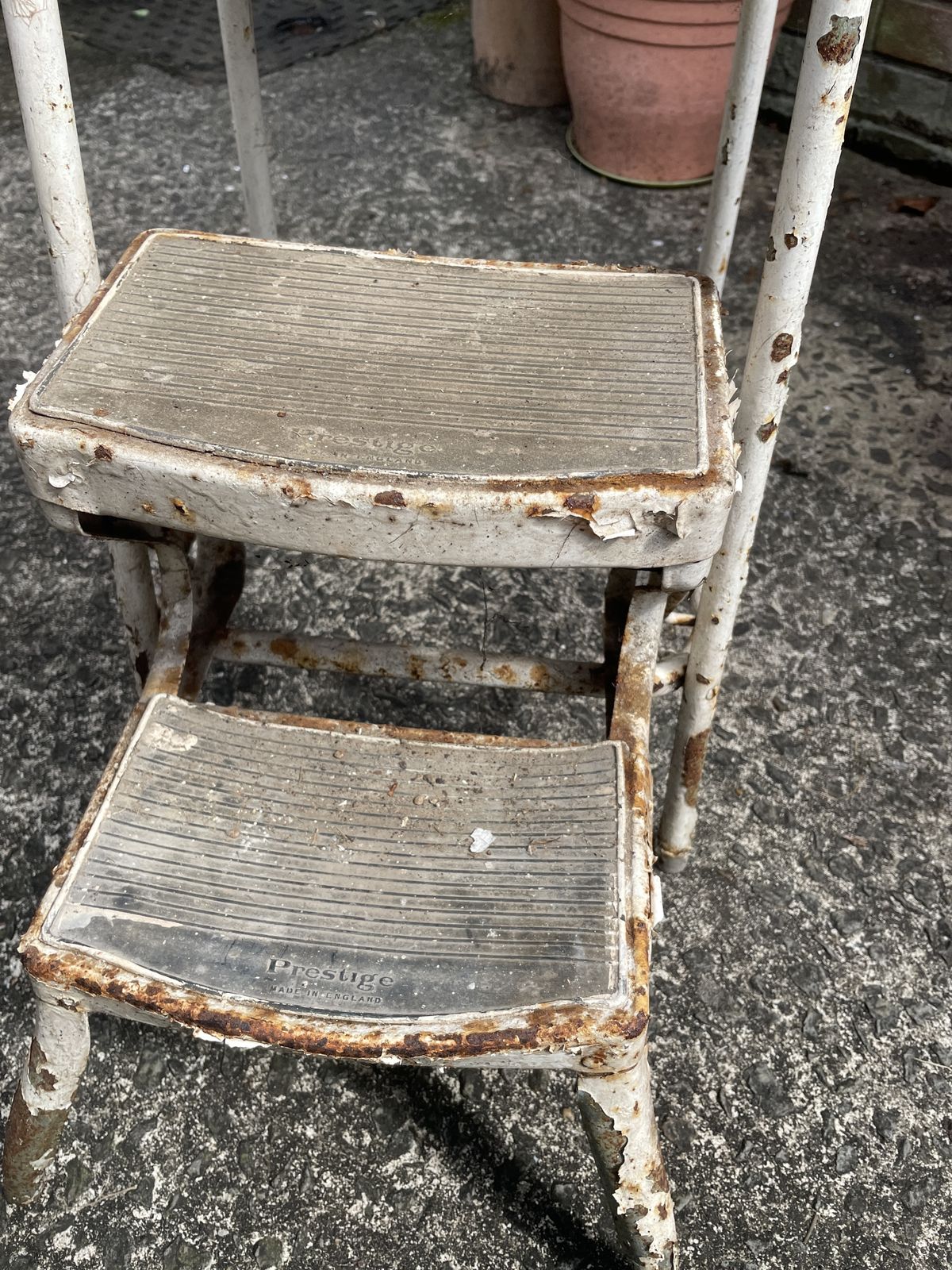 Vintage Kitchen Steps By Prestige photo for sale
