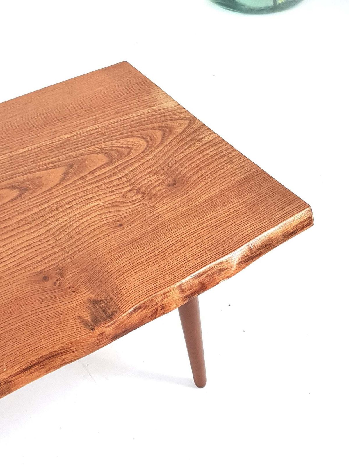 Vintage Coffee Table / Tv Stand   Mid Century Danish Influence Retro   Solid Oak photo vinterior