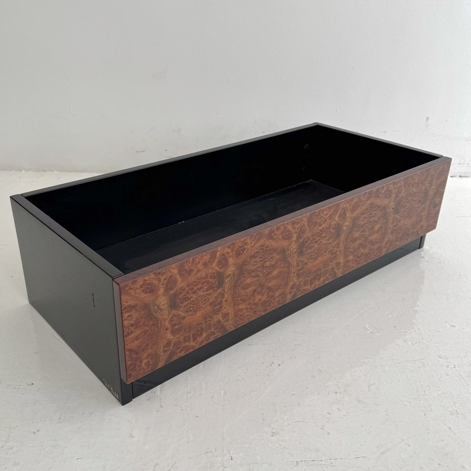 French High Gloss And Burr Paul Michel Planter For Roche Bobois photo buy