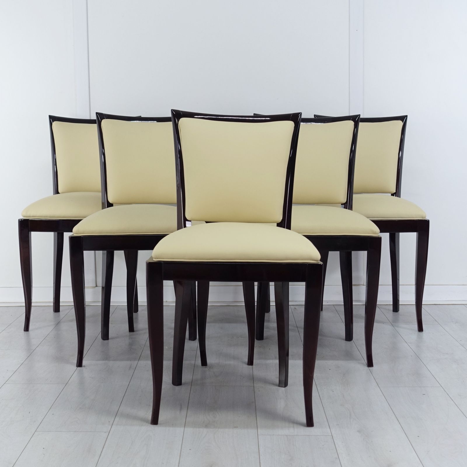 photo for sale Set Of 6 Art Deco Dining Chairs French 1930’s