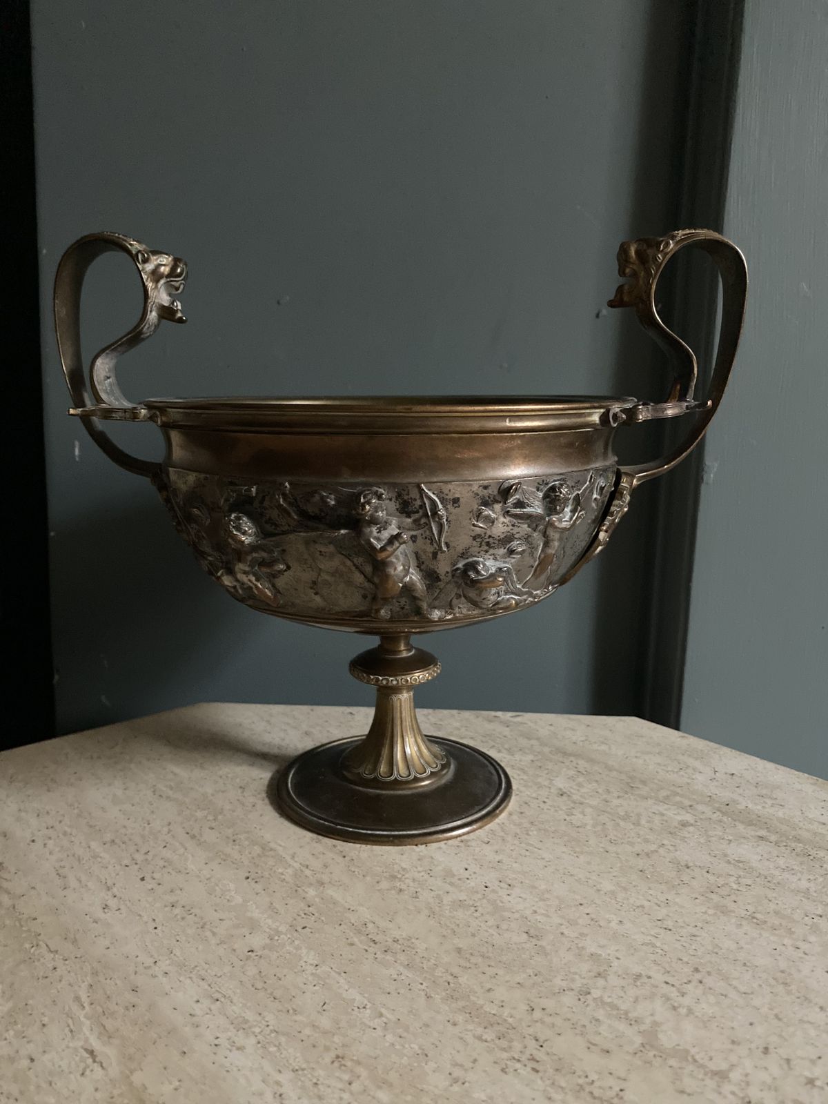 photo furniture A French 19th Century Bronze Tazza By Ferdinand Barbedienne