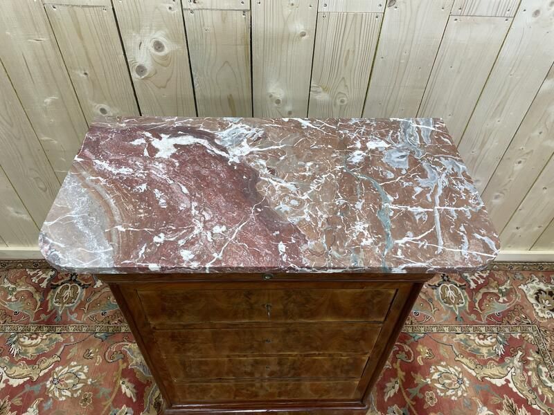 Chiffonnier   Commode époque Louis Philippe En Acajou Et Placage D’acajou. photo 790.0