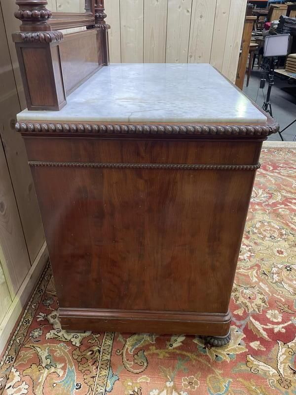 Commode De Toilette En Acajou époque Napoléon III photo vintage