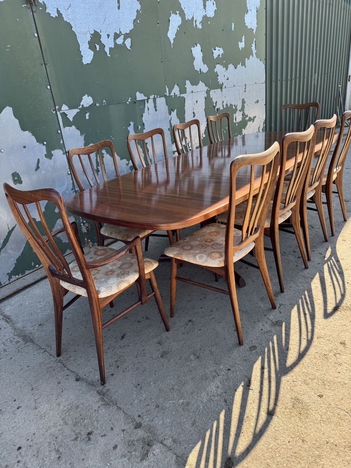 Niels Koefoed Mid Century Rosewood Dinning Chairs photo for sale