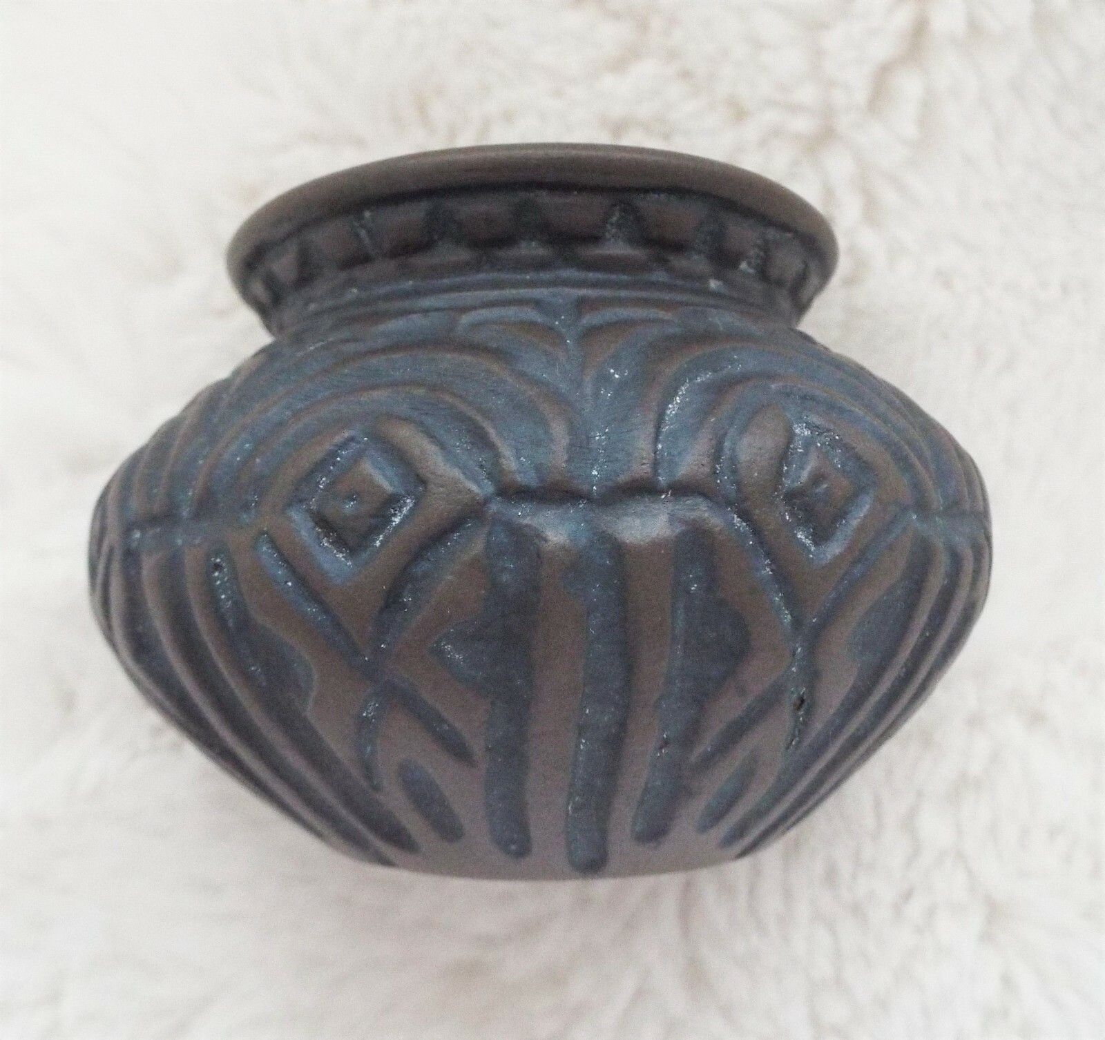 Antique 1920s / 30s Josep Aragay Vase Spanish Designer Artist Handmade Signed photo 157.0