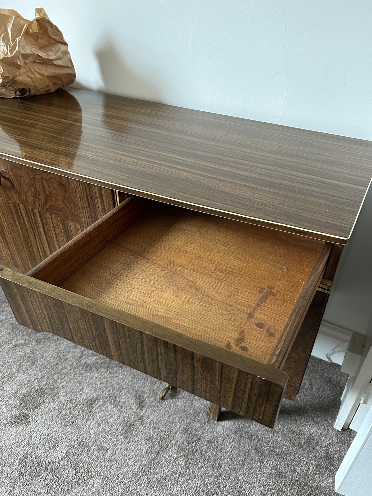 Mid Century English Credenza And Dry Bar By Beautility photo vintage