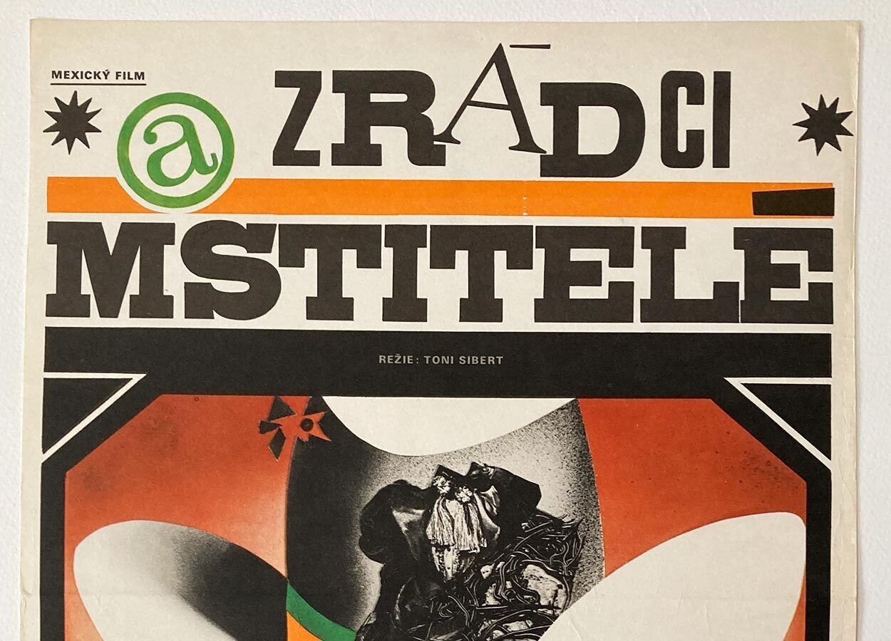 Original Movie Poster, In Self Defense, Olga Stárková, 1979, Genuine Czech Vintage Print photo for sale