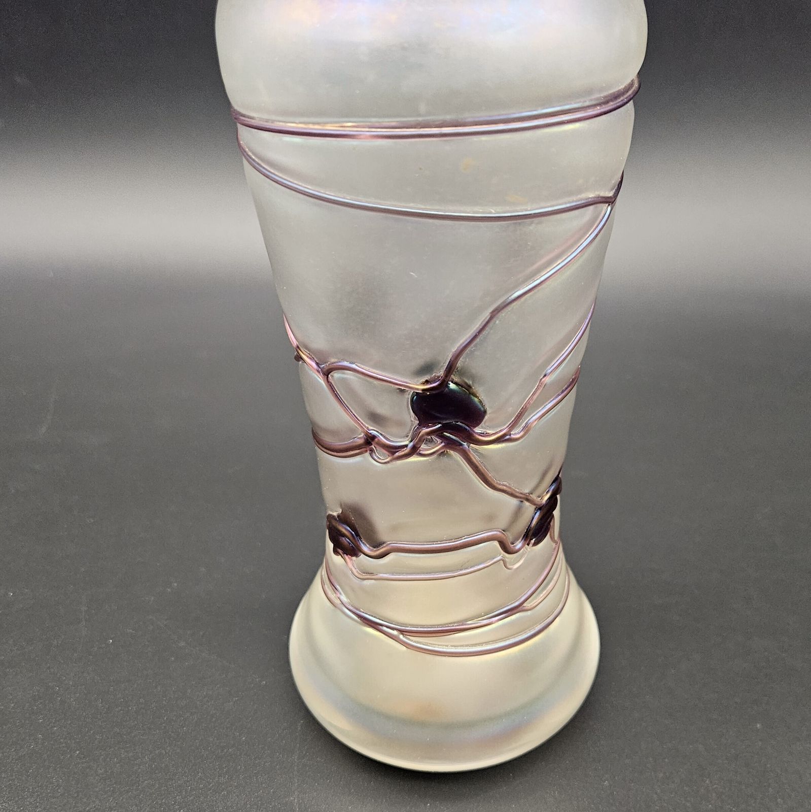 Art Nouveau Glass Vase Freiherr Von Poschinger. 1920   1930 photo Home Decor