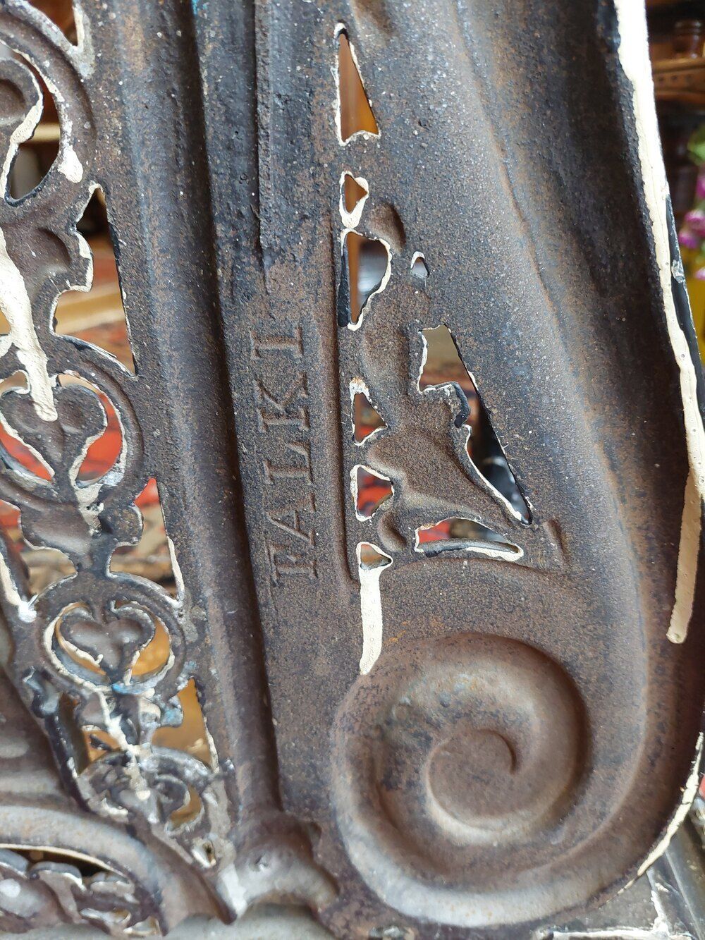19thc Cast Iron Hall Stand By The Falkirk Foundry photo 2850.0