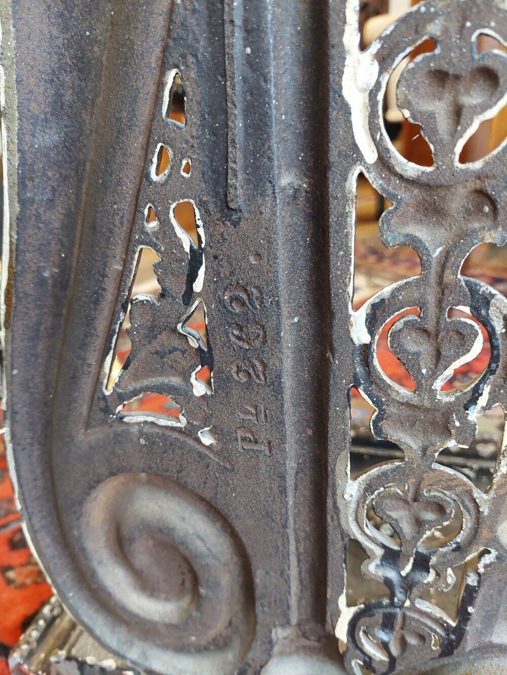 19thc Cast Iron Hall Stand By The Falkirk Foundry photo vinterior