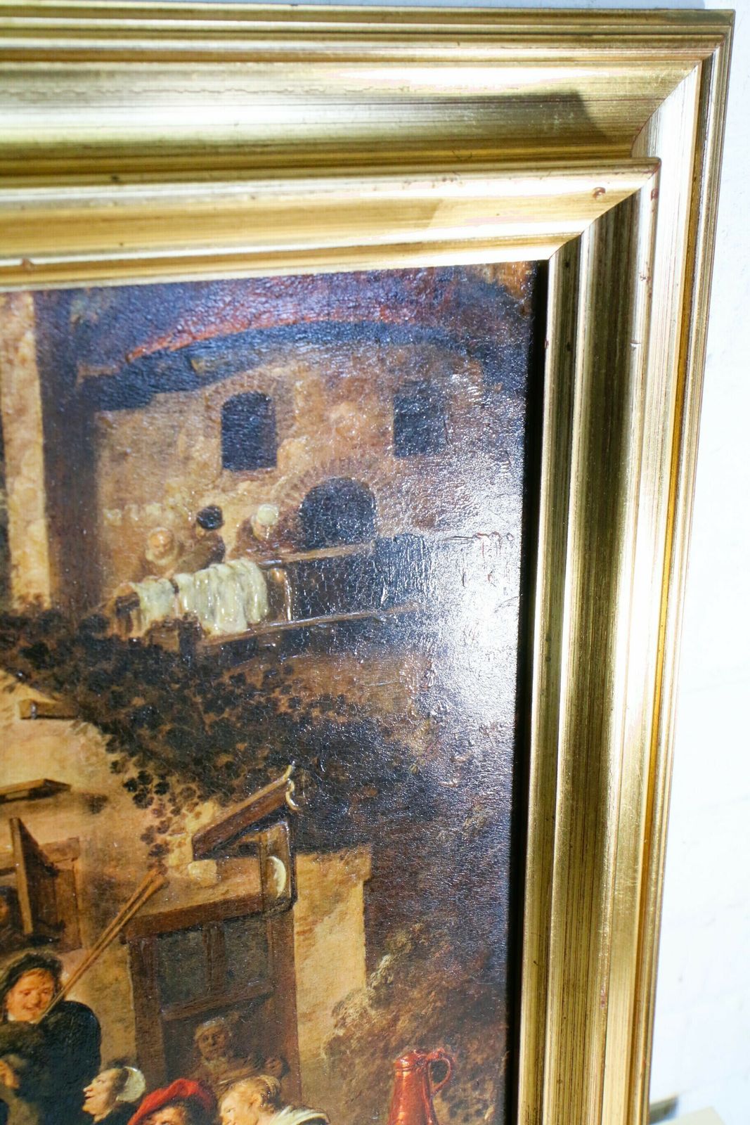 Vintage Art Painted Art Print Jan Miense Molenaer Tavern Of The Crescent Moon photo vinterior