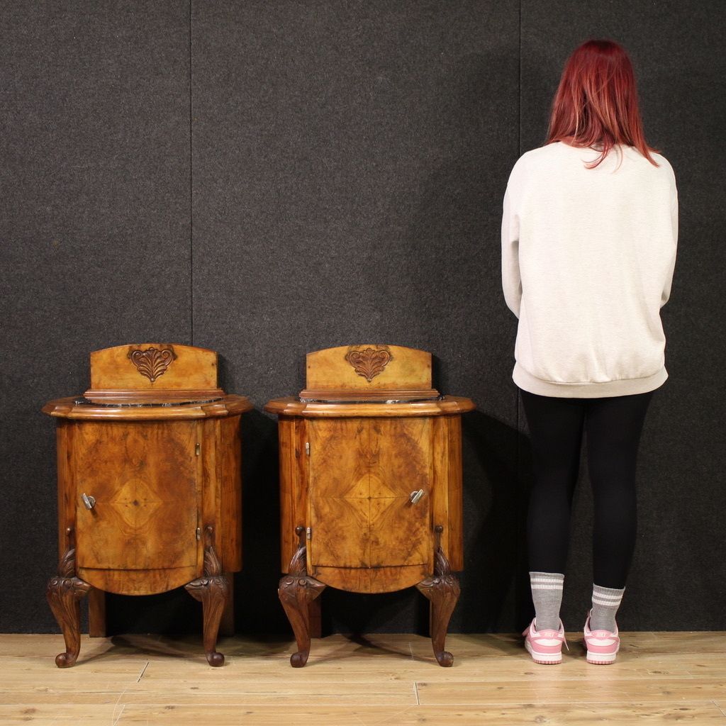 Pair Of 20th Century Italian Nightstands photo for sale