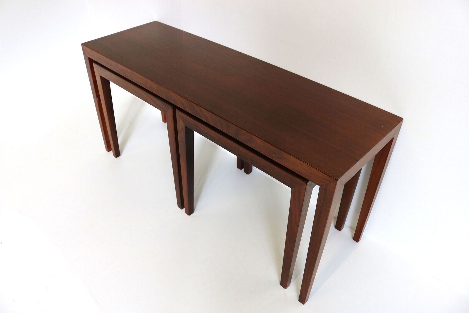Severin Hansen Voor Bovenkamp – Mid Century Modern Nesttafels, Set Van 3, Ca. 1960 photo Meubels