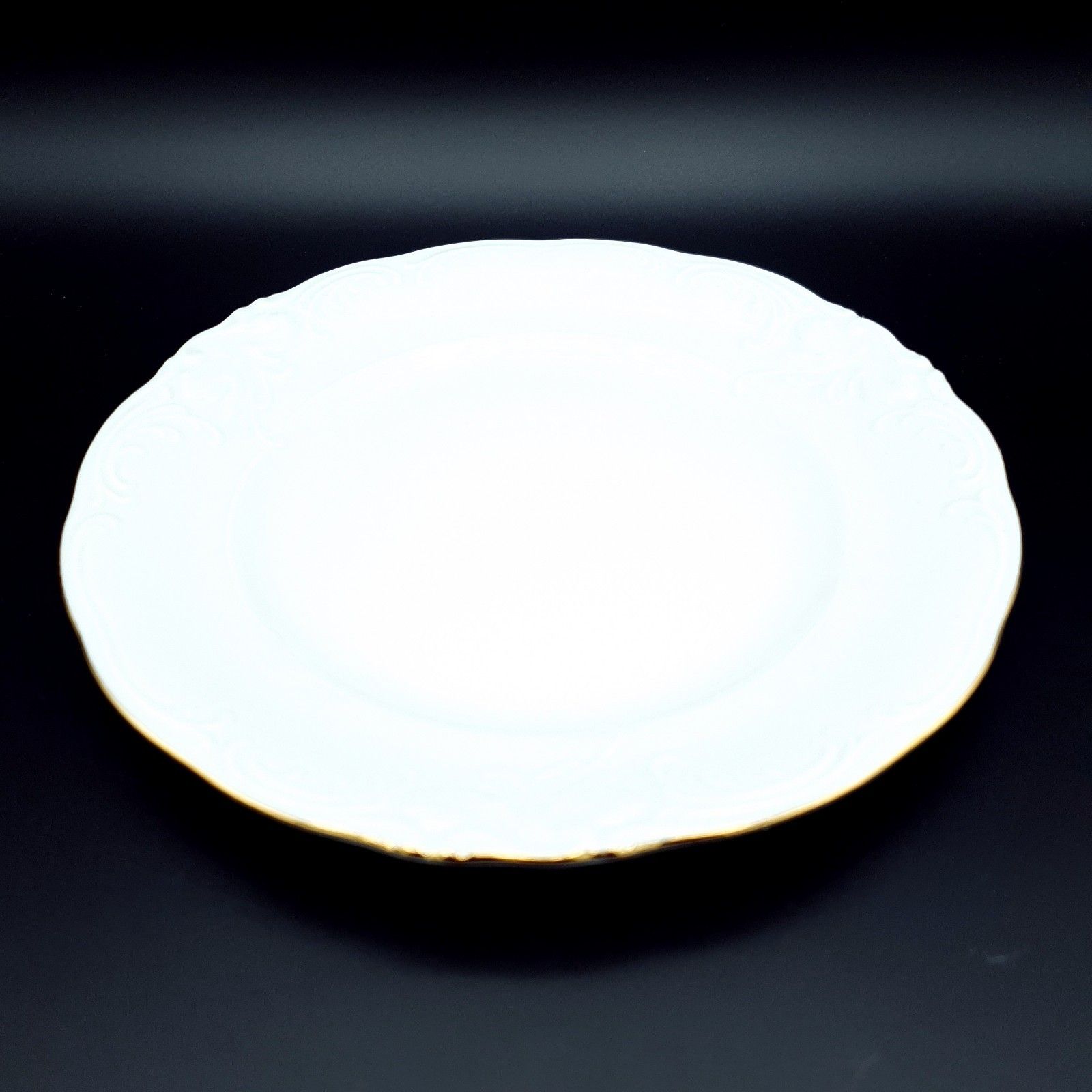 photo buy Rockley Fine Porcelain Set Of 5 White Gold Tea Cup, Saucer, Dish, Plates Vintage