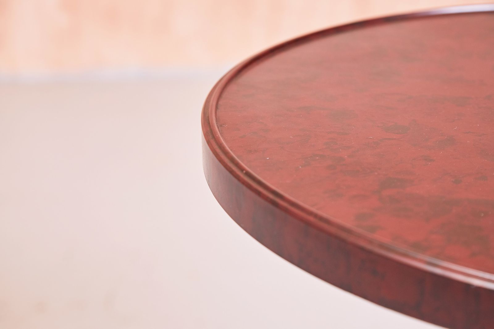 Modernist Mid Century Mahbro Round Bakelite Side Table With Aluminium Legs photo furniture