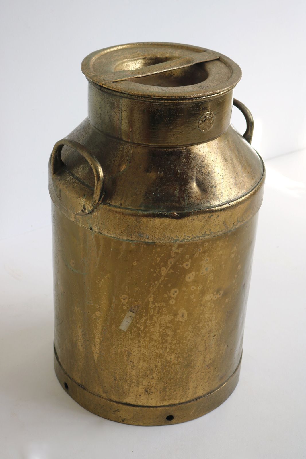 Grote Antieke Koperen Melkbus Als Paraplubak – Ca. 1880–1900, Landelijke Stijl, Eind 19e Eeuw photo for sale