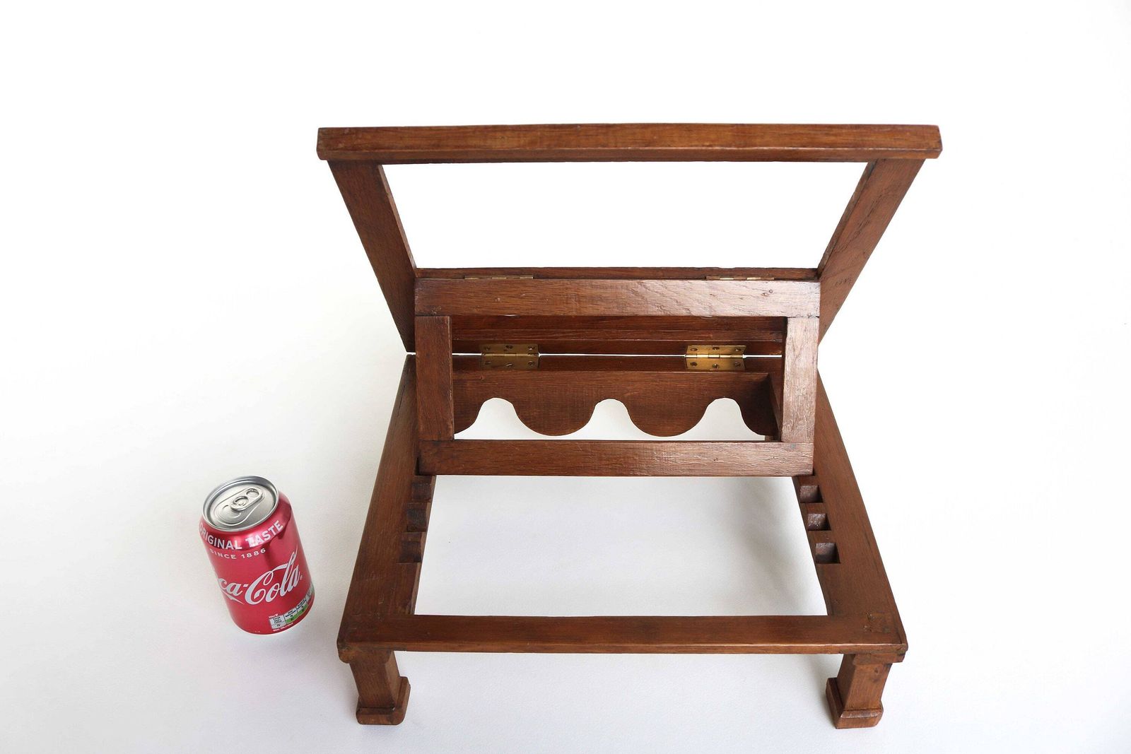 Antique Hand Crafted Wood Lutrin Bible Book Stand Religious Church Book Rest Reading Or Music Stand Tablet Device Several Heights 1900 photo vintage