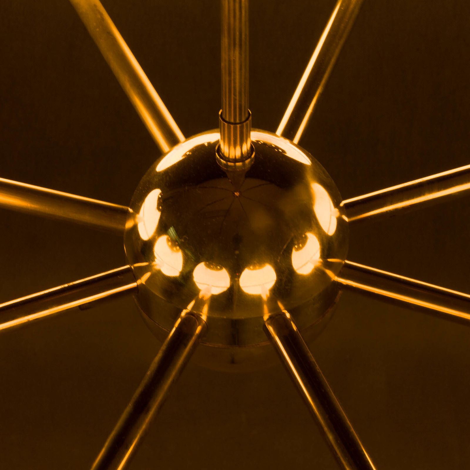 Gino Sarfatti Style Italian Chandelier photo 2800.0