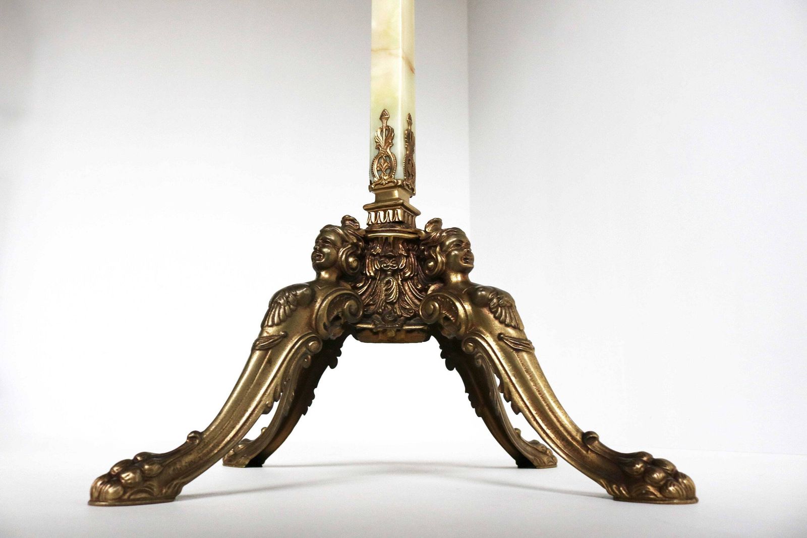 photo furniture Gorgeous Italian Ornate Casted Brass & Onyx Marble Coat Hat Rack Hall Tree Floor Stand Hollywood Regency Vintage Eye Catcher Classic
