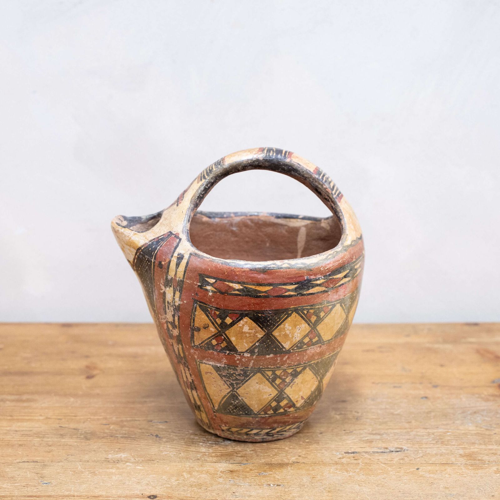 Antique Bouira Water Vessel, 1800s photo vintage