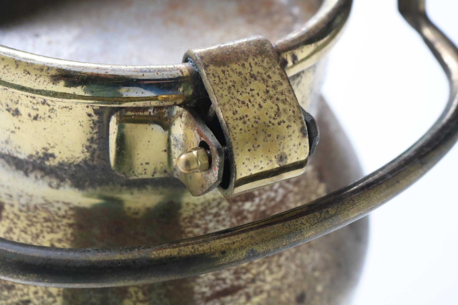 photo furniture Antique Belgium Milk Jar Umbrella Stand Holder Copper 1880 Country Style Authentic Can Farm Late 19th Century Milk Container