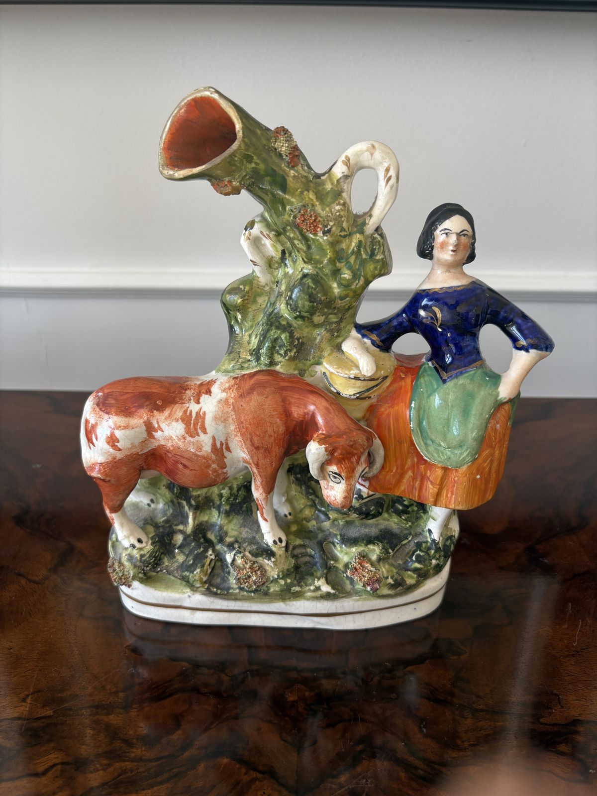 Antique 19th Century Staffordshire Flatback Figure