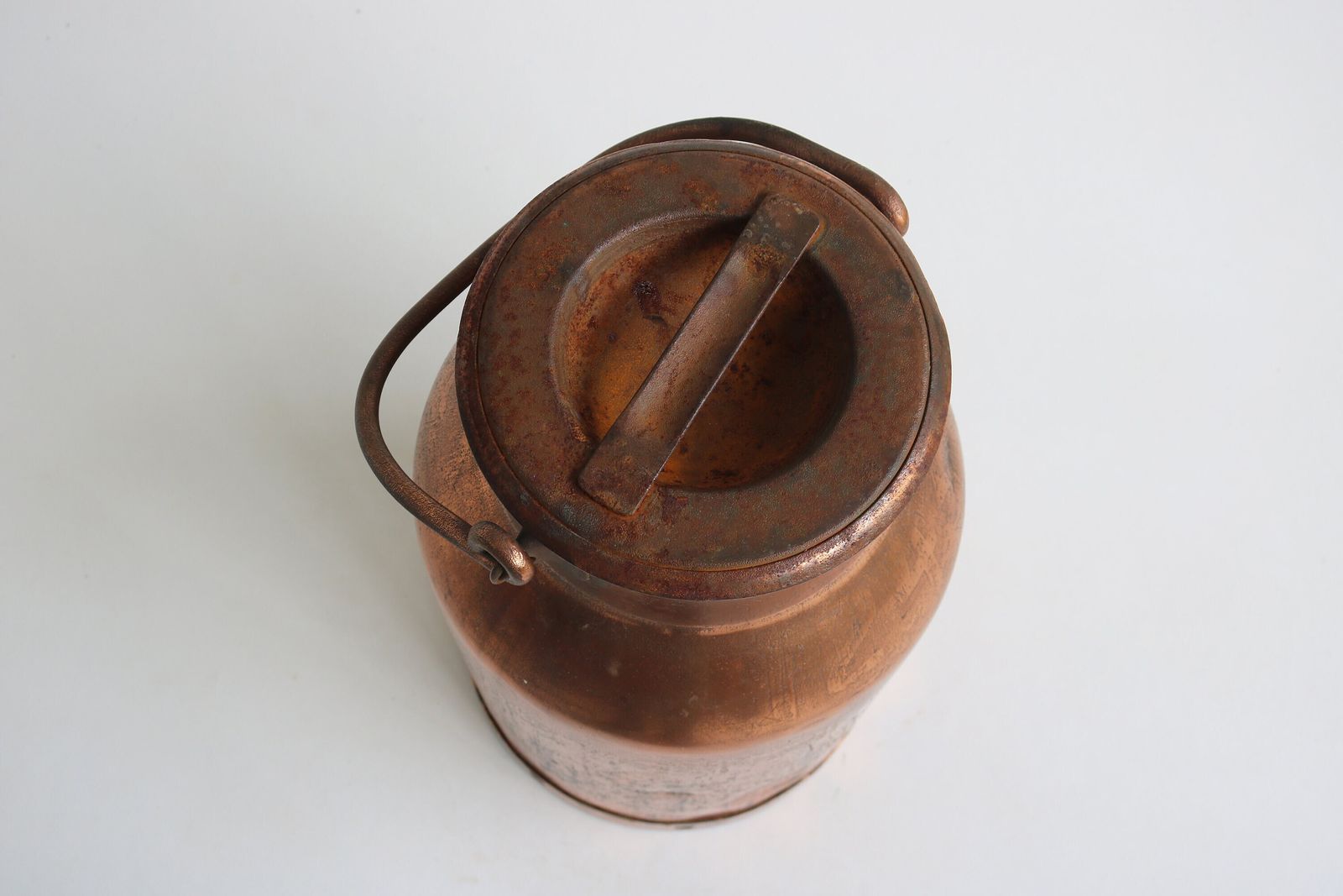 Antiek Koperen Melkbus – Paraplubak | Ca. 1880–1900 | Landelijke Stijl | Met Deksel En Draaggreep photo buy