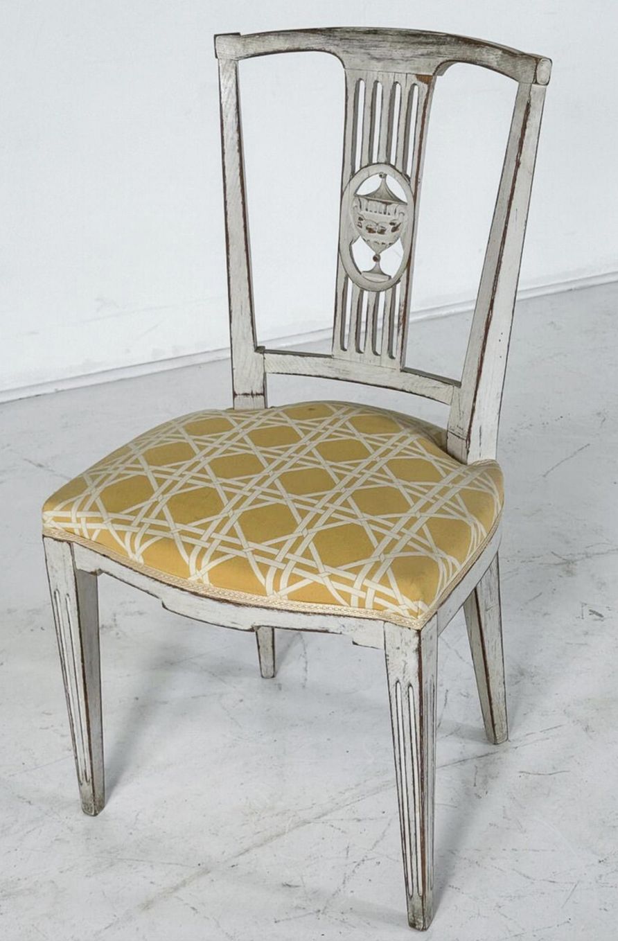 Set Of 10 Gustavian Style Dining Chairs photo furniture