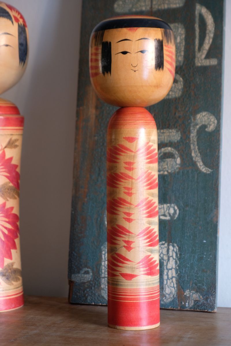 Japanese Kokeshi Doll With Artist Signature photo 85.0